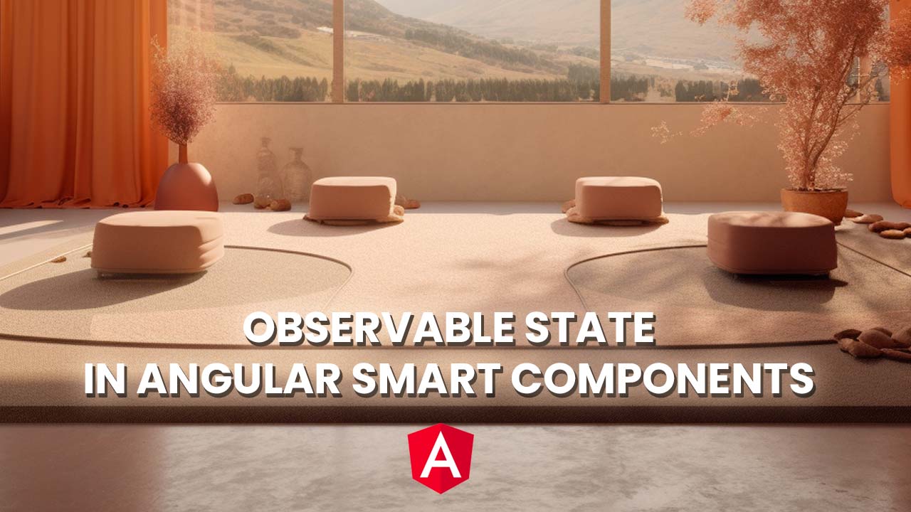 Observable component state in Angular
