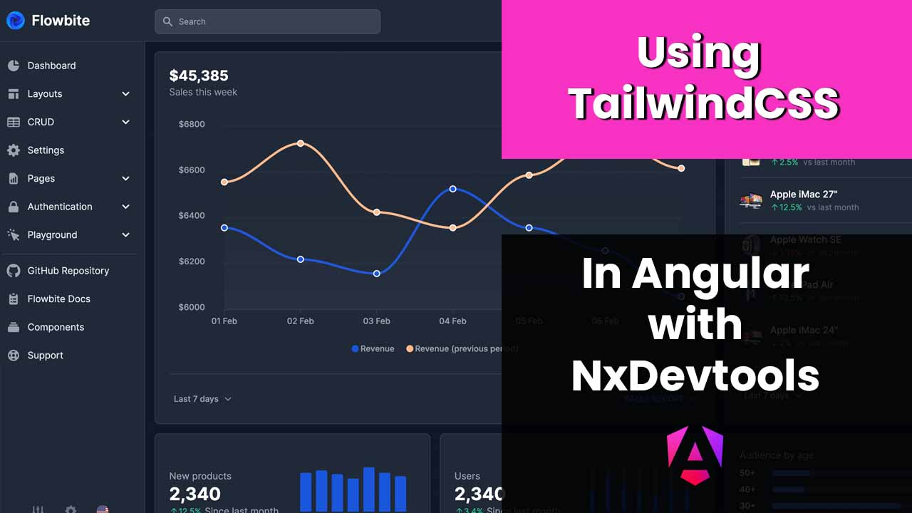 Using tailwind in Angular with nx